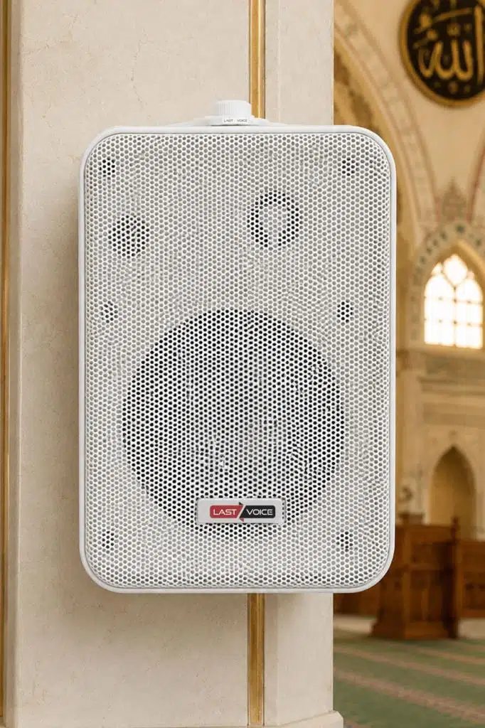 Lastvoice Cami ve Okul İçin Ekonomik Duvar Hoparlörü 120 Watt 4 iNÇ 100V/8 Ohm (St-40TW)