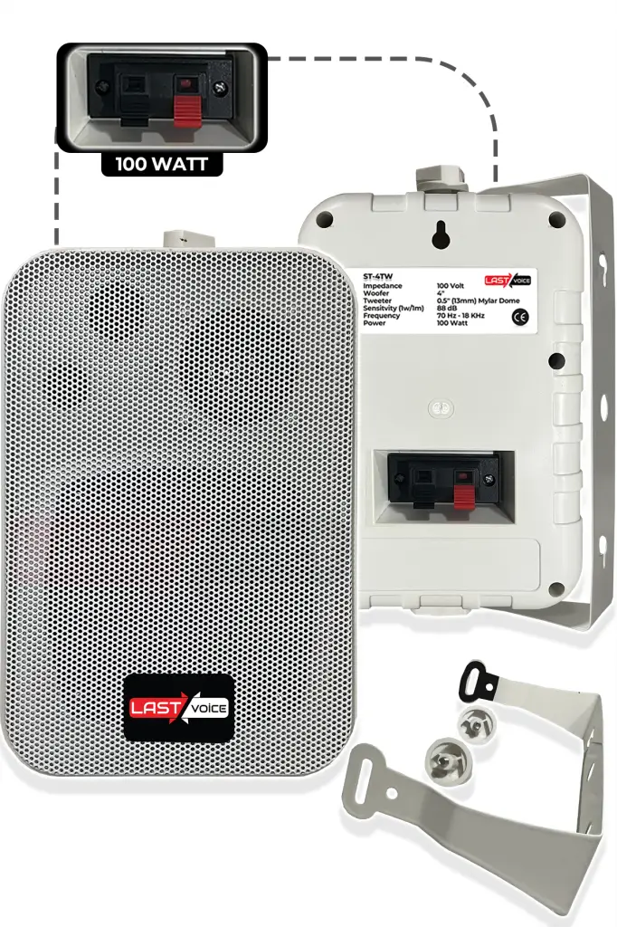 Lastvoice Double Paket-4 Anfili Duvar ve Tavan Hoparlör Seti