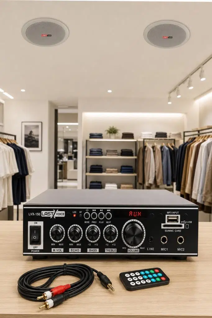 Lastvoice Ekonomi Ceiling Paket-2 Anfi ve Tavan Hoparlörü Seti