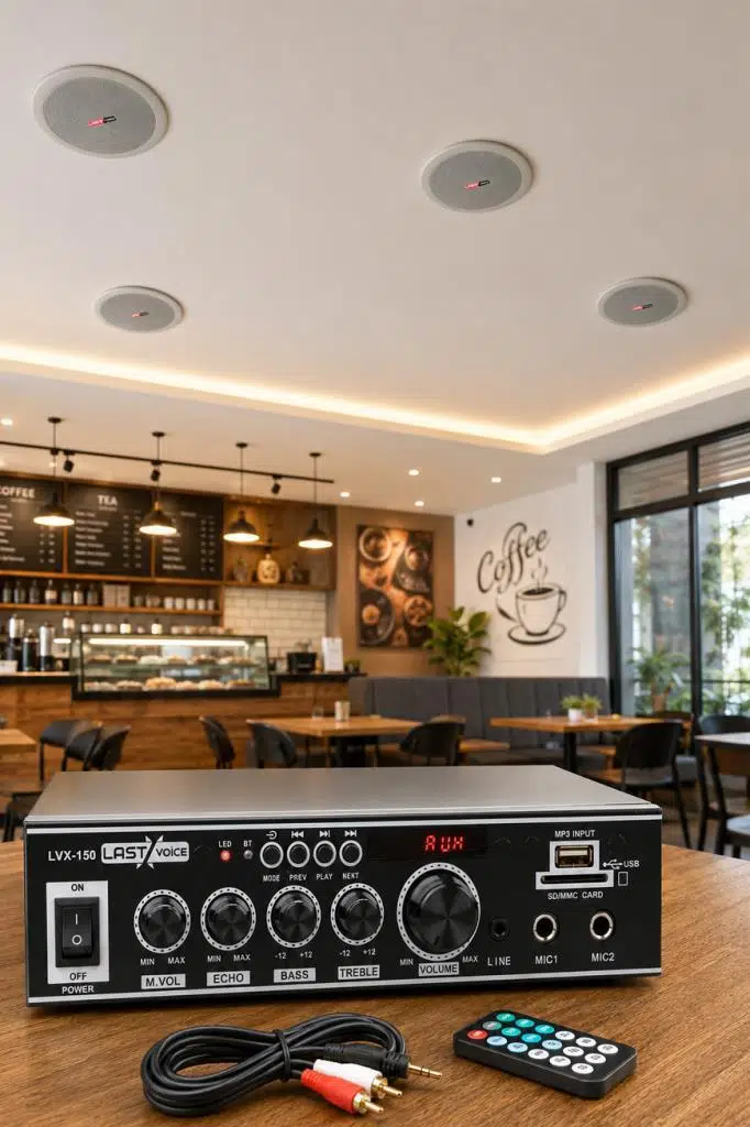 Lastvoice Ekonomi Ceiling Paket-4 Anfi ve Tavan Hoparlörü Seti