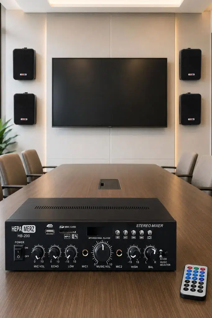 Lastvoice Ekonomi Wall Paket-4B Anfi ve Duvar Hoparlörü Seti (1 ANFİ + 4 HOPARLÖR)