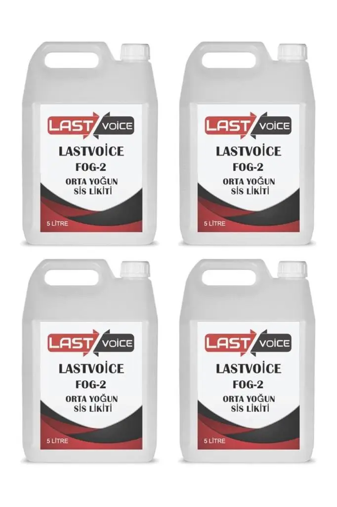 Lastvoice Fog-2-4X Sis Makinesi Likiti Sıvısı 5 Litre Orta Yoğun (4 Adet)