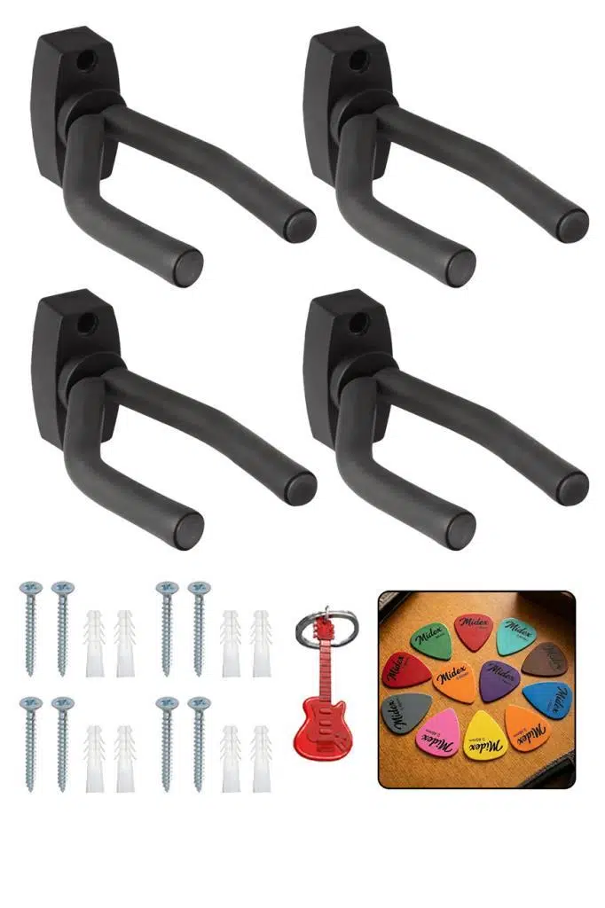 Lastvoice GDS-666 (4X) Gitar Duvar Askısı Standı Aparatı (4'lü Paket)