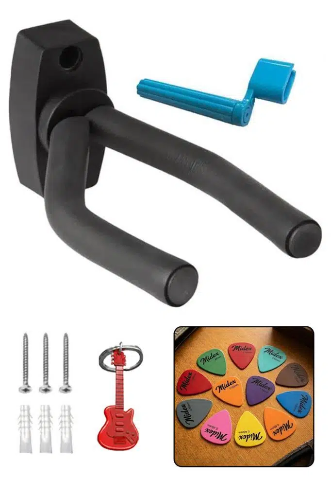 Lastvoice GDS-666PAK Gitar Duvar Askısı Standı ve Aksesuar Seti