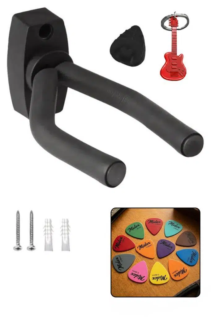 Lastvoice GDS-666S-PAK Gitar Duvar Standı Askısı Aksesuar Seti