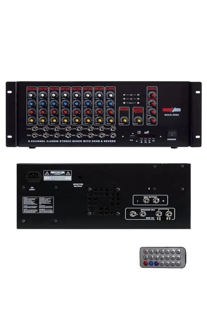 Lastvoice Gold-2550 2x500 Watt Hat Trafolu Cami Anfisi