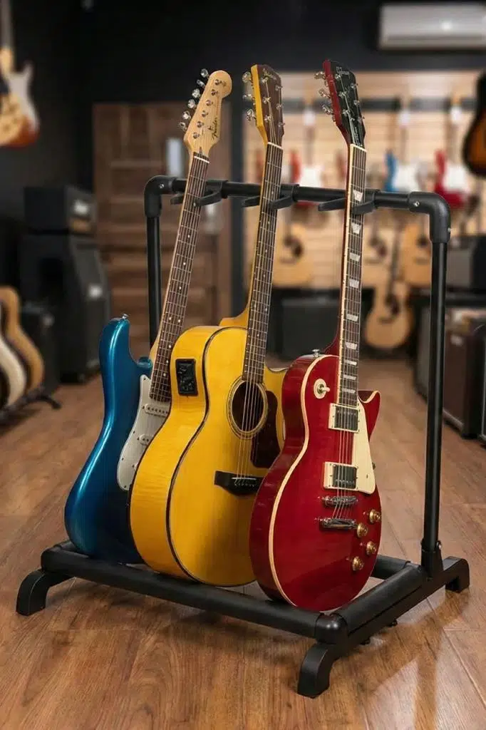 Lastvoice GR-330 Profesyonel 3'lü (Üçlü) Çoklu Gitar Standı Sehpası