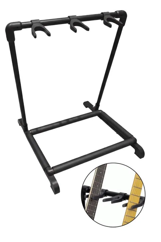 Lastvoice GR-330 Profesyonel 3`lü (Üçlü) Çoklu Gitar Standı Sehpası