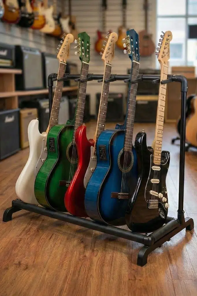 Lastvoice GR-550 Profesyonel 5'li (Beşli) Çoklu Gitar Standı Sehpası