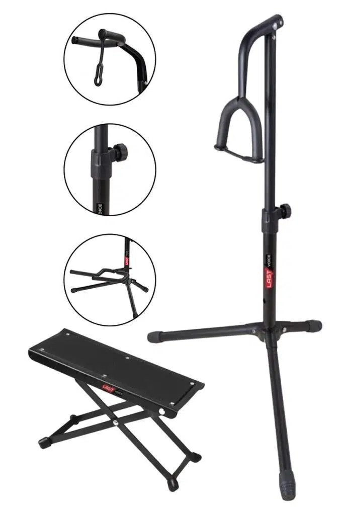 Lastvoice Gtr-01PD Enstrüman Gitar Standı Sehpası + Ayaklık + Pena