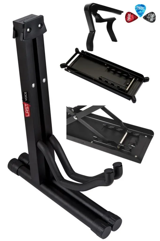 Lastvoice Gtr-111PDCP Profesyonel Gitar Standı Sehpası + Ayaklık + Capo