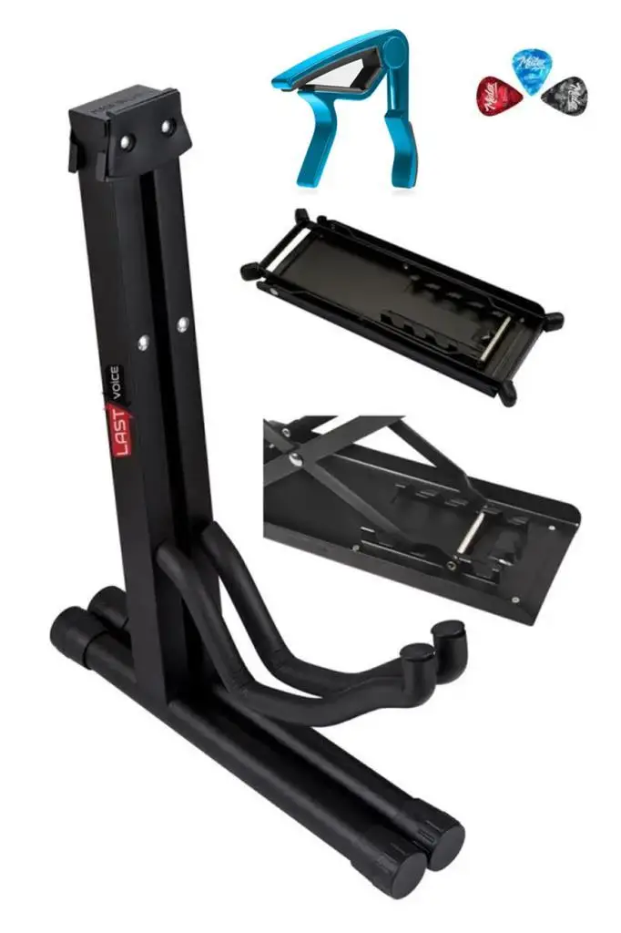 Lastvoice Gtr-111PDCP Profesyonel Gitar Standı Sehpası + Ayaklık + Capo