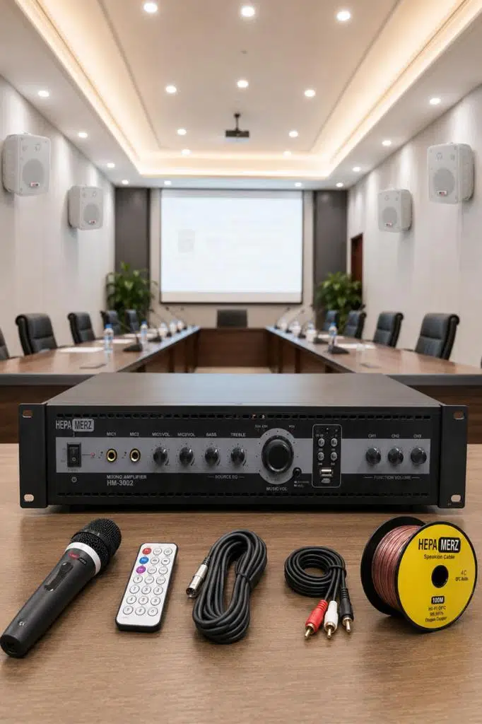 Lastvoice High Voice Paket-1 Bölgeli Anfi ve Duvar Hoparlör Ses Anons Sistemi Seti