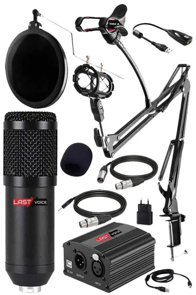 Lastvoice Home Paket BM800 Mikrofon + Set-01 Stand + Phantom Power (OUTLET)