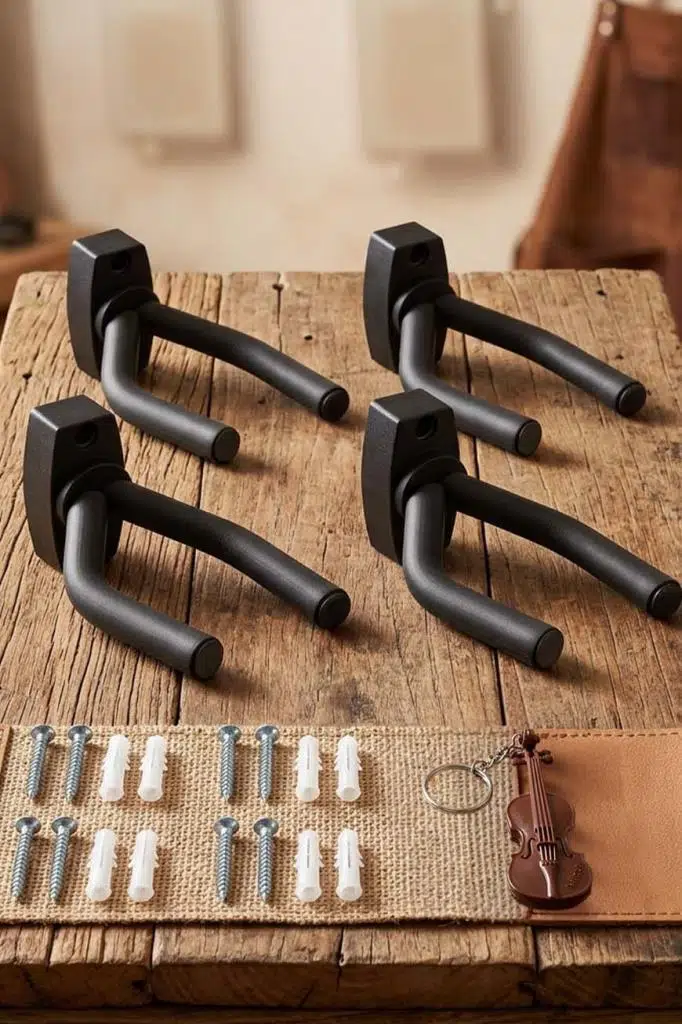 Lastvoice KMN-666 (4X) Keman Duvar Askısı Standı Aparatı (4'lü Paket)