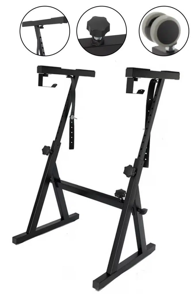 Lastvoice KS-15 PRO Yüksek Kaliteli Tekerlekli Estetik Şık Org Standı Sehpası