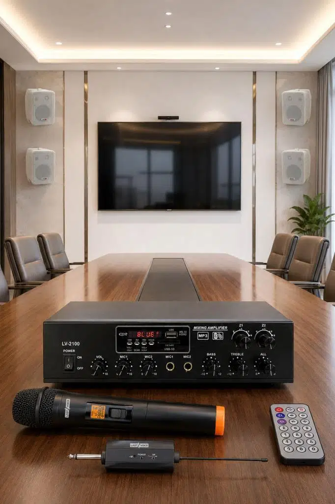 Lastvoice Large Plus Paket-3 Hoparlör ve Anfi Anons Ses Sistemi Seti