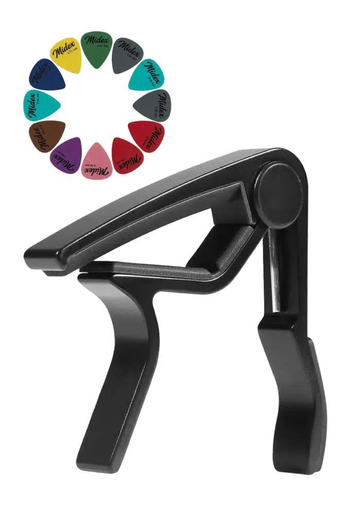 Lastvoice LCT-90BK Gitar Capo Metal Kapo Kaliteli Pena Hediye