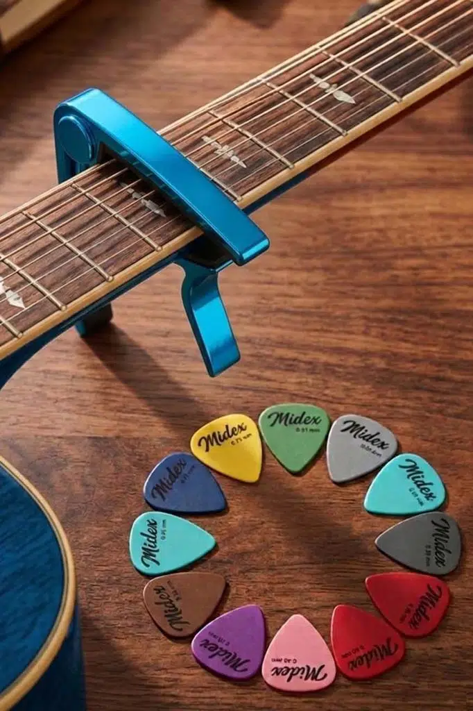 Lastvoice LCT-90BL Gitar Capo Metal Kapo Kaliteli Pena Hediye