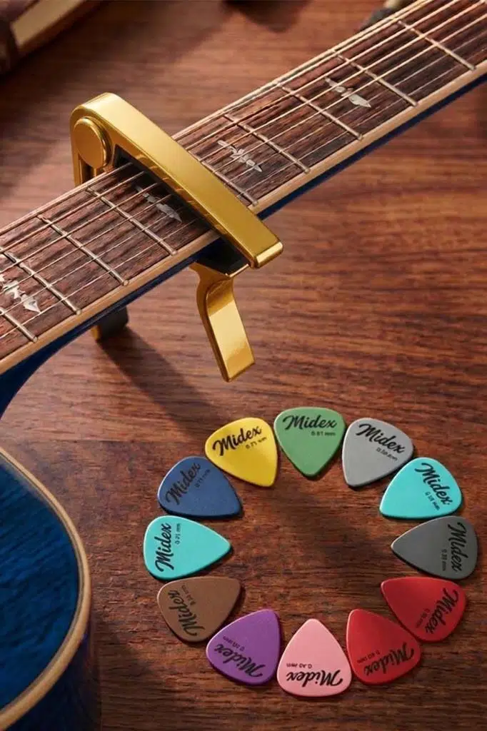 Lastvoice LCT-90GLD Gitar Capo Metal Kapo Kaliteli Pena Hediye