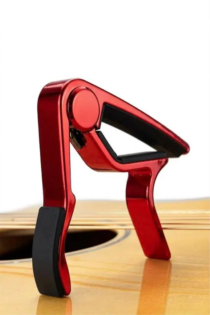 Lastvoice LCT-90RD Gitar Capo Metal Kapo Kaliteli 5 Adet Pena Hediye