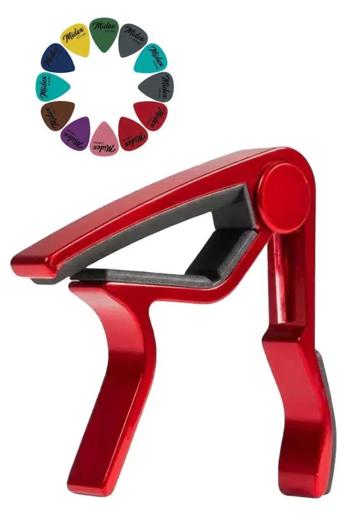 Lastvoice LCT-90RD Gitar Capo Metal Kapo Kaliteli Pena Hediye