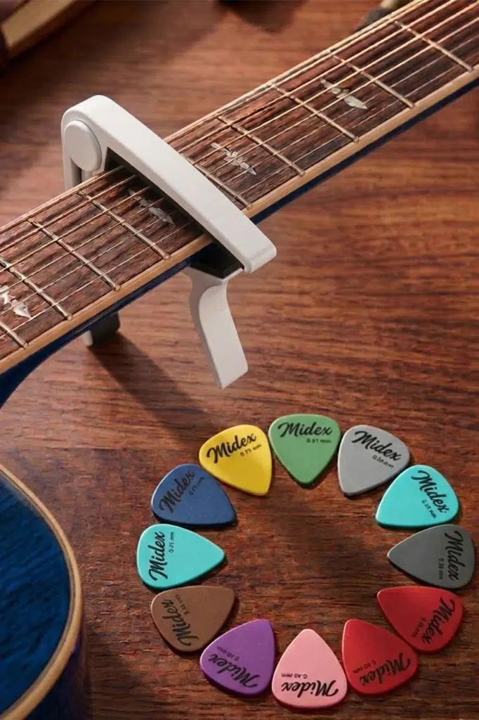 Lastvoice LCT-90WH Gitar Capo Metal Kapo Kaliteli Pena Hediye