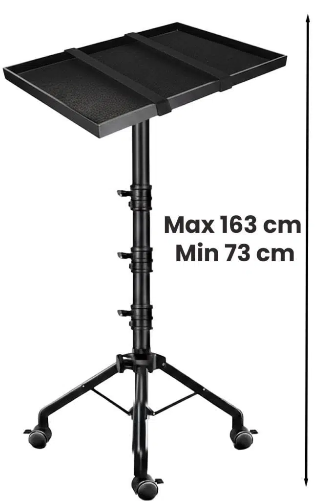 Lastvoice LP-22 Tekerlekli Ayarlanabilir Yüksek Kaliteli Projeksiyon Standı Sehpası 73-163 Cm