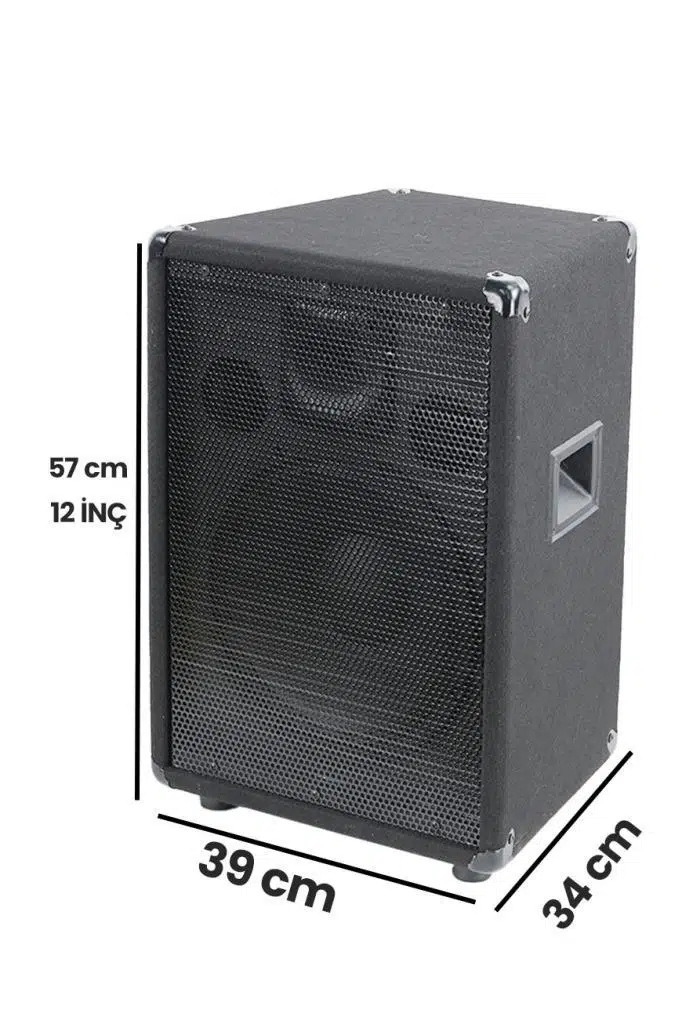 Lastvoice LPM-12 Ahşap Profesyonel Kabin Hoparlör 12 inç 800W