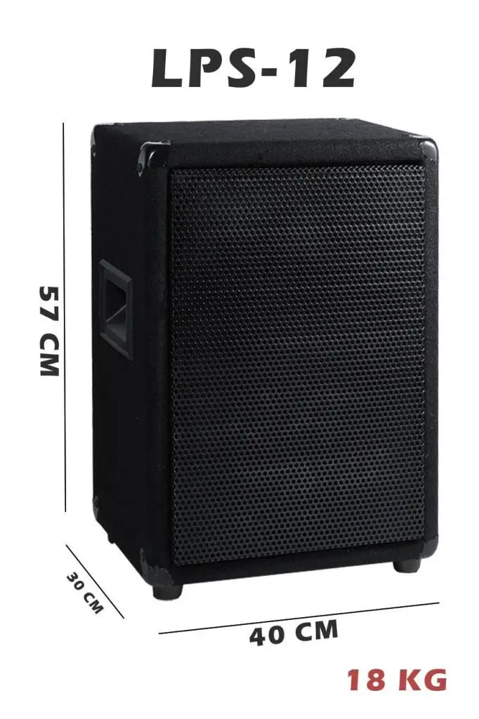 Lastvoice LPS-12 Ahşap Profesyonel Kabin Hoparlör 12`` 800W