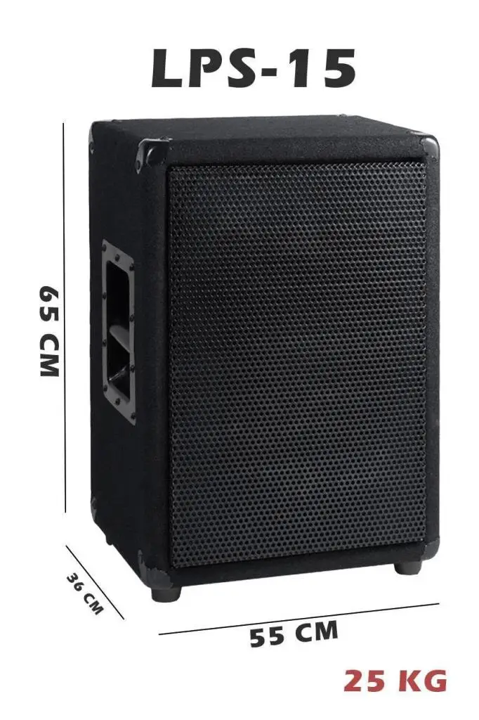 Lastvoice LPS-15 Ahşap Profesyonel Kabin Hoparlör 15`` 1000W