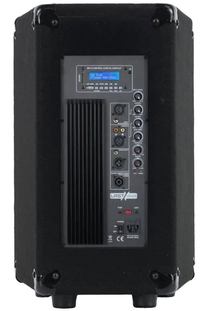 Lastvoice LPS-15MA Mikrofonlu Portatif Ahşap Kabin Hoparlör 15 İnç 1000W