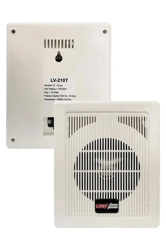 Lastvoice Lv-210T-OUT Duvar Tipi 13cm 10 Watt Hoparlör (OUTLET)