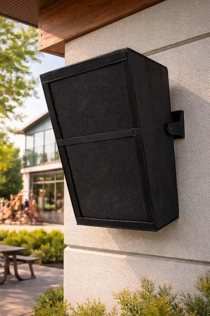 Lastvoice LVO-10450 Dış Mekan Koruma Kılıflı Okul Bahçe Hoparlörü 10İNÇ 450W (Su Geçirmez)