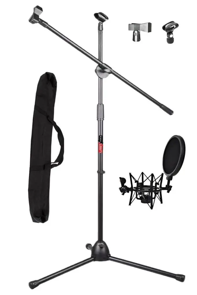 Lastvoice Ms06-SH101CS Mikrofon Standı + Filtreli Shock Mount Seti Çantalı