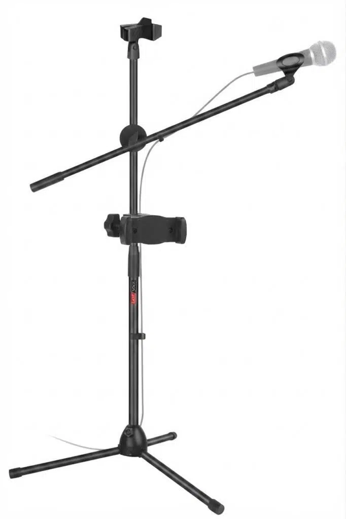 Lastvoice MS06S Mikrofon Standı-Mikrofon Sehpası (Telefon Tutacağı Dahildir)
