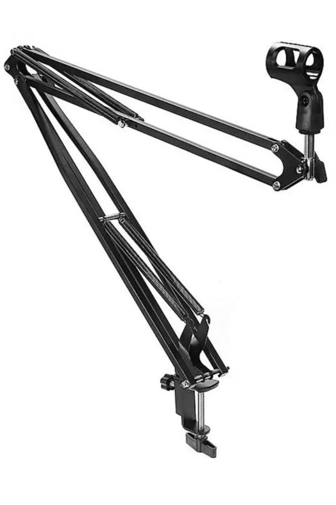 Lastvoice NB40 Masa Mikrofon Standı (Sehpa) + Sh-101 Pop Filtre ve Shock Mount Set