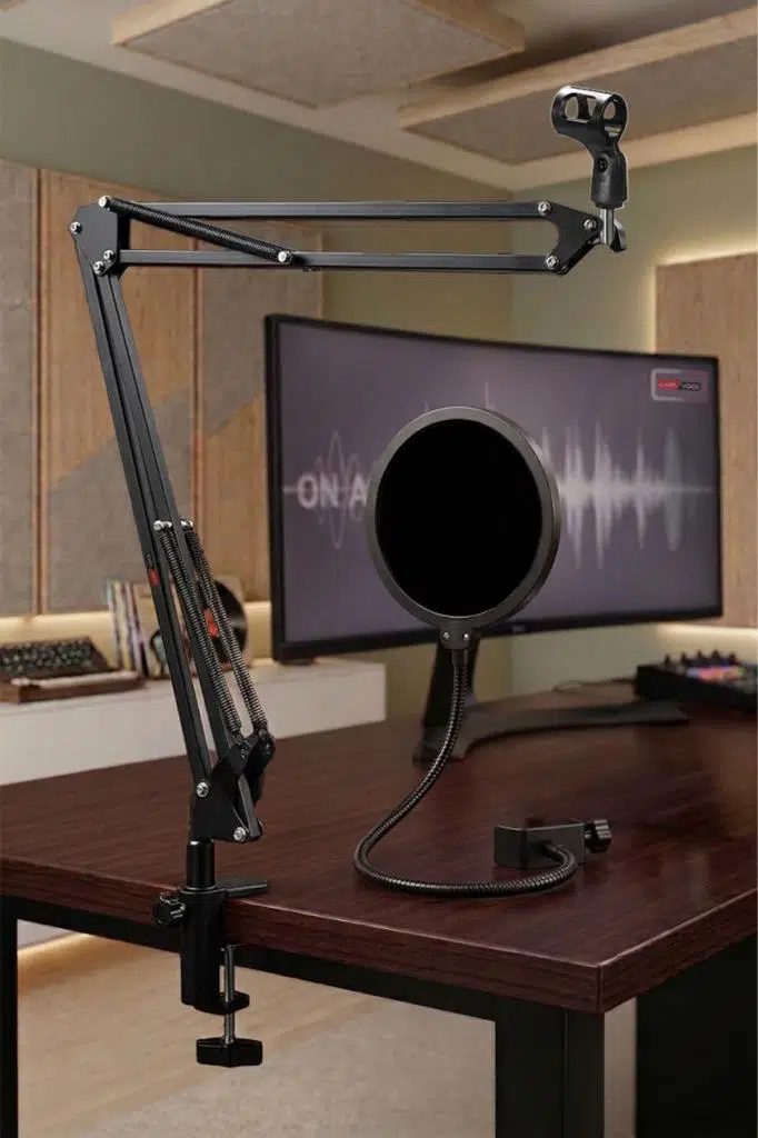 Lastvoice NB40 Pro Mikrofon Standı + PS-01 Pop Filter (50x50 Büyük Boy)