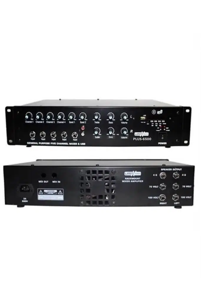Lastvoice Plus-6500 Stereo Çift Trafolu Mikser Anfi (OUTLET)