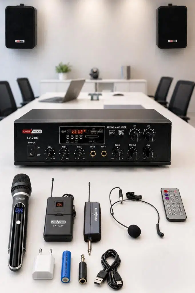 Lastvoice Soft Black Plus Paket-1 Hoparlör ve Anfi Mağaza Ses Sistemi