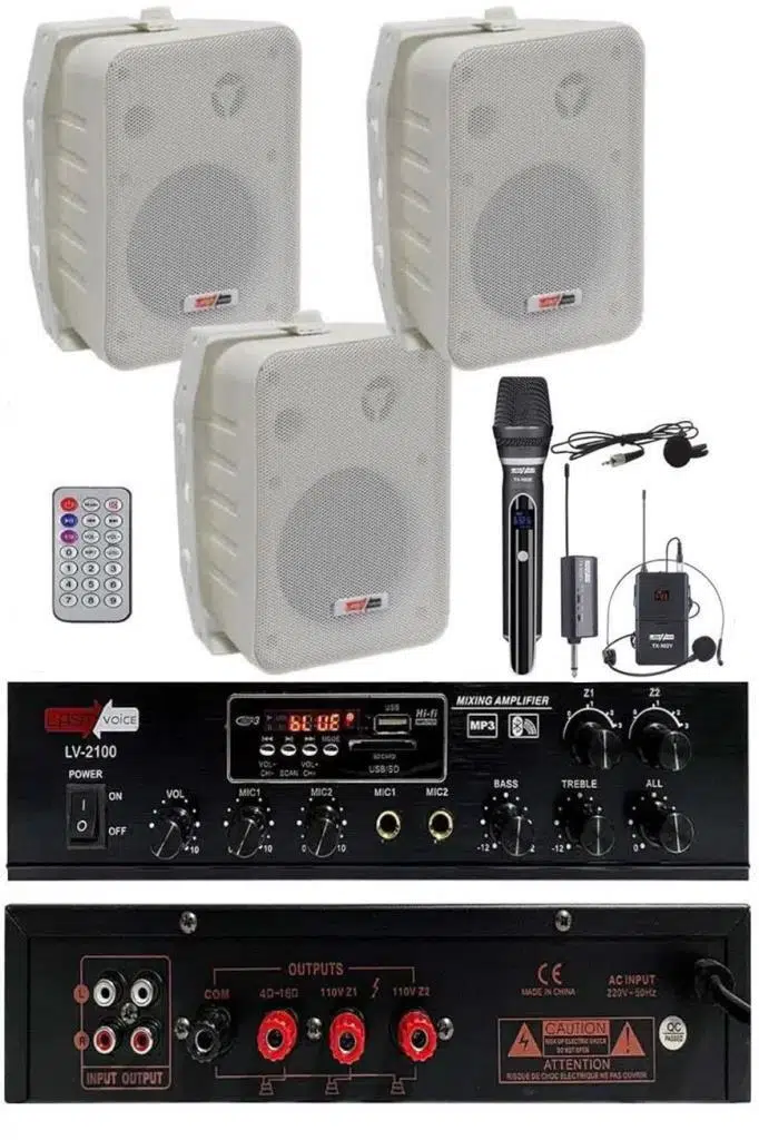 Lastvoice Soft Plus Paket-2 Hoparlör ve Anfi Mağaza Ses Sistemi