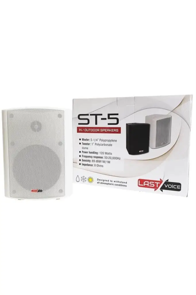 Lastvoice St-5TW Duvar Tipi Sütun Hoparlör 200 Watt 8 Ohm / 100V