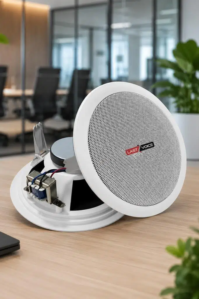 Lastvoice Tvx-8T Hat Trafolu Alçıpan Tavan Hoparlörü 20 cm 40 Watt