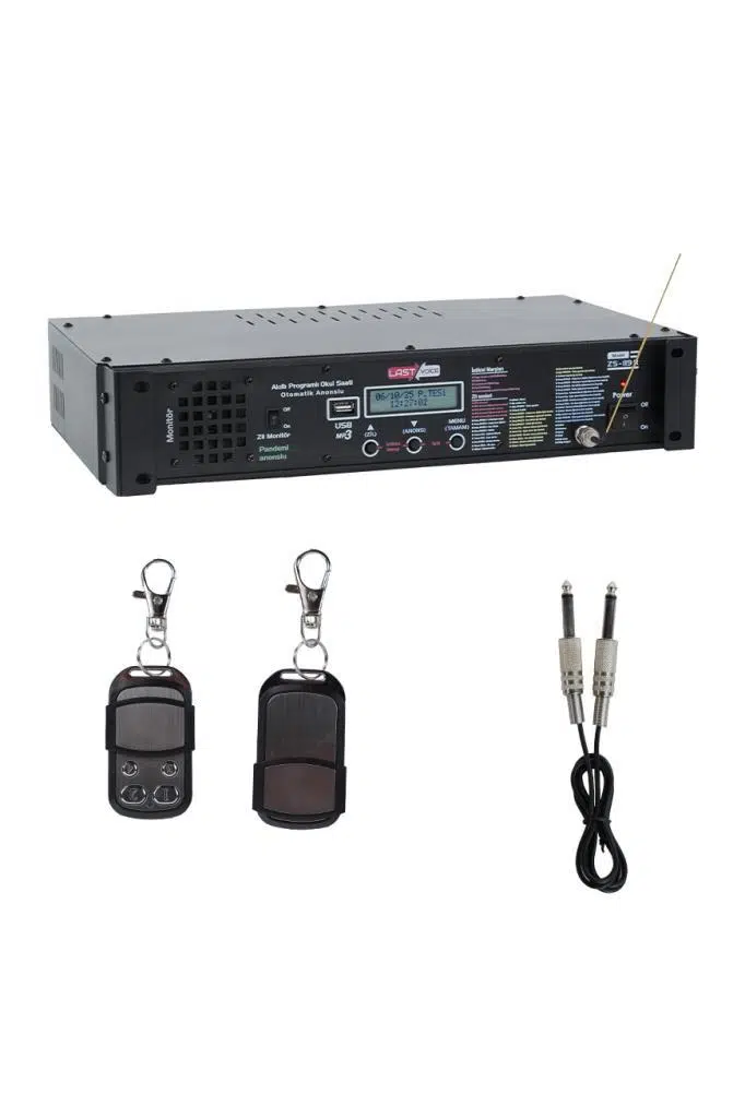 Lastvoice ZS-119R USB Kumandalı Okul Zili (Pandemi Anonsu İstiklal Marşı)