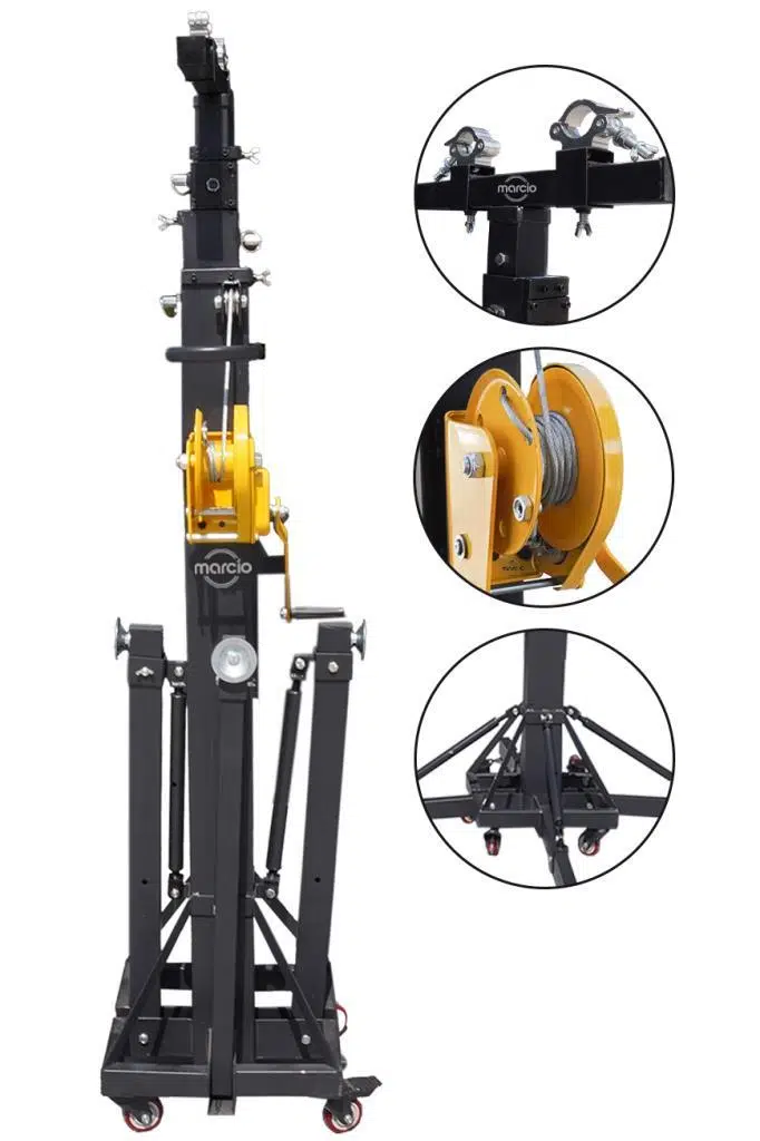 Marcio WL-5540 Profesyonel Work Lift Sahne Ayağı Truss Lifti 400 Kg 5.5 Metre
