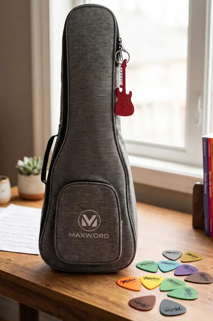 Maxword CGA-248 Concert Ukulele Çantası Gigbag Softcase Kılıf