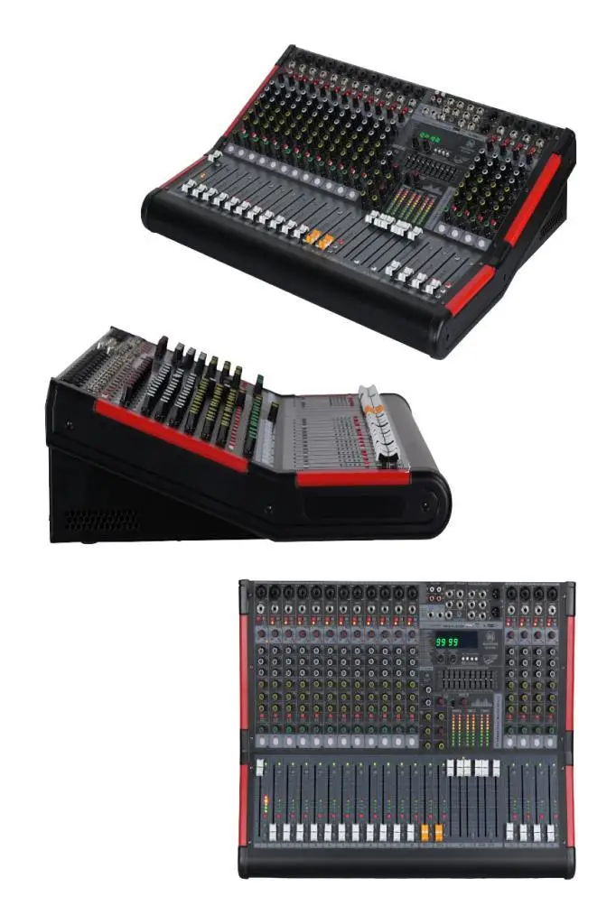 Maxword DC16-PRO 2x99 DSP Efekt Ses Mikseri 16 Kanal Deck Mixer
