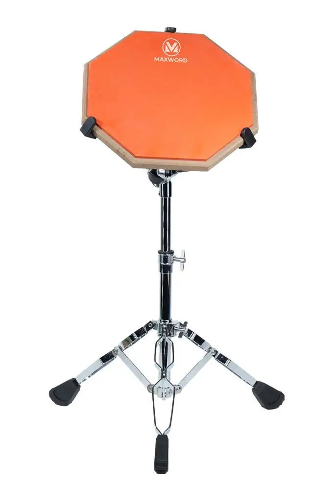 Maxword DD-239OR Pro Bateri Davul Çalışma Pedi Seti Drum Practice Pad Full Set