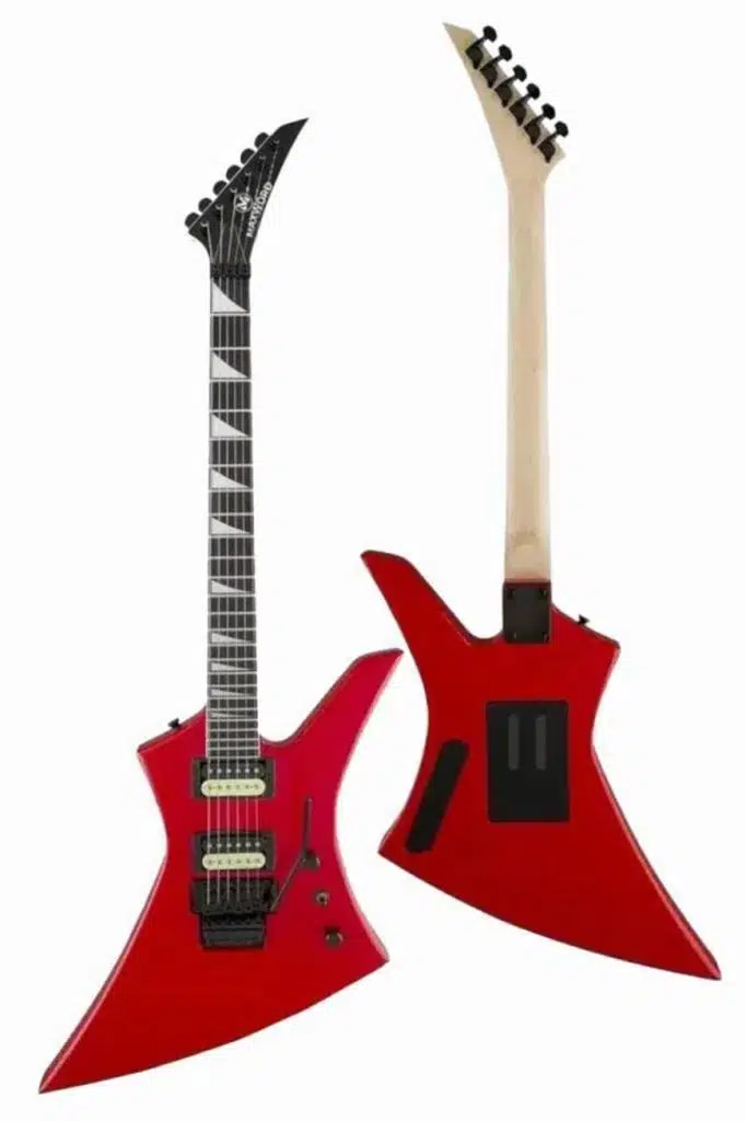 Maxword DG-34RD Kelly Kasa Floyde Rose 2x Zebra Humbucker Manyetik Elektro Gitar