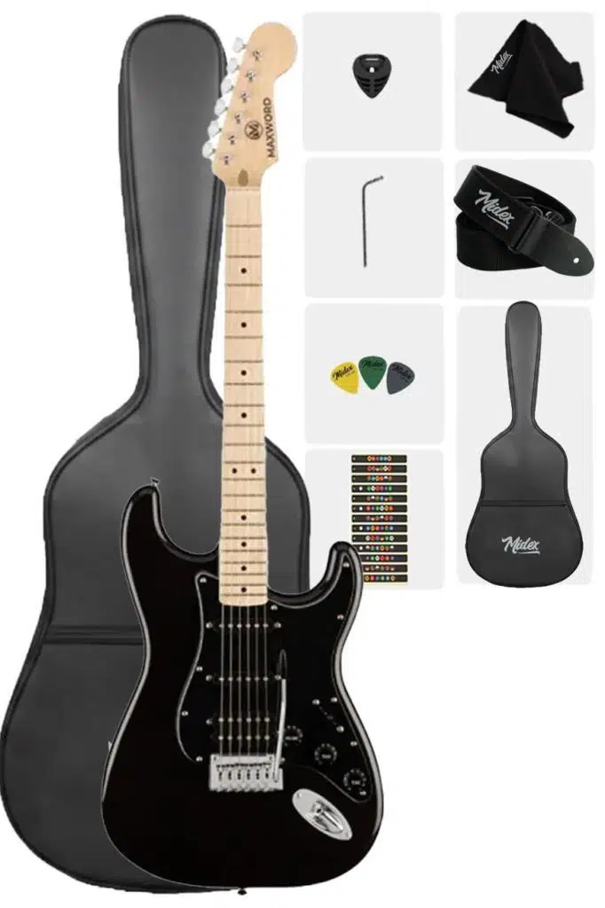 Maxword MAP-35BK Elektro Gitar Seti (OUTLET)